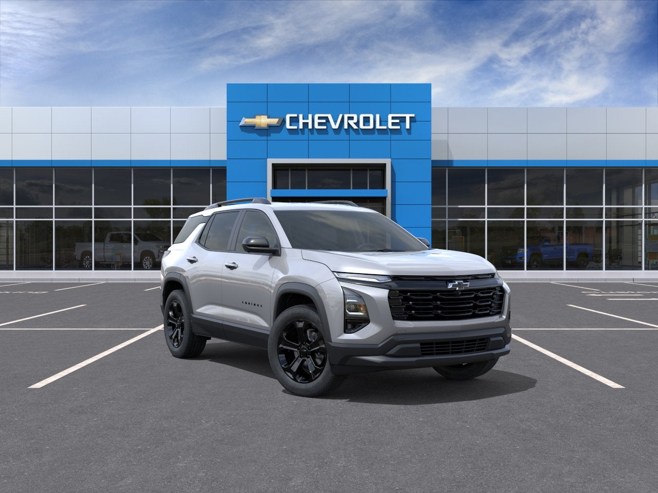2026 Chevrolet Equinox LT in Sterling Gray Metallic — front three-quarter view