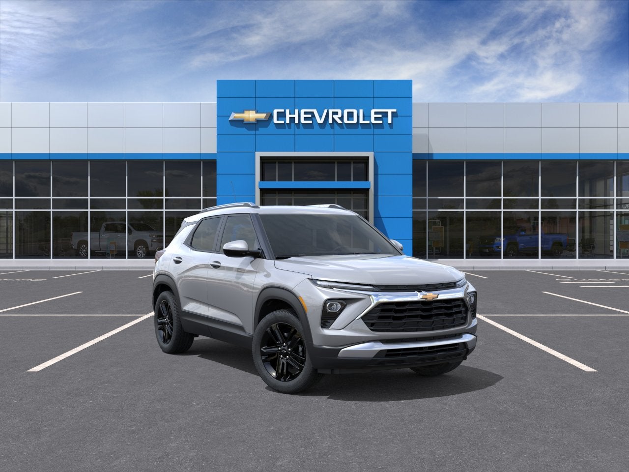 2026 Chevrolet Trailblazer LT in Sterling Gray Metallic — front three-quarter view